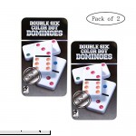AOQING Dominos Set Double 6 Color Dot Dominoes,Set of 28 Dominos Game Pack of 2  B01JLH9INC